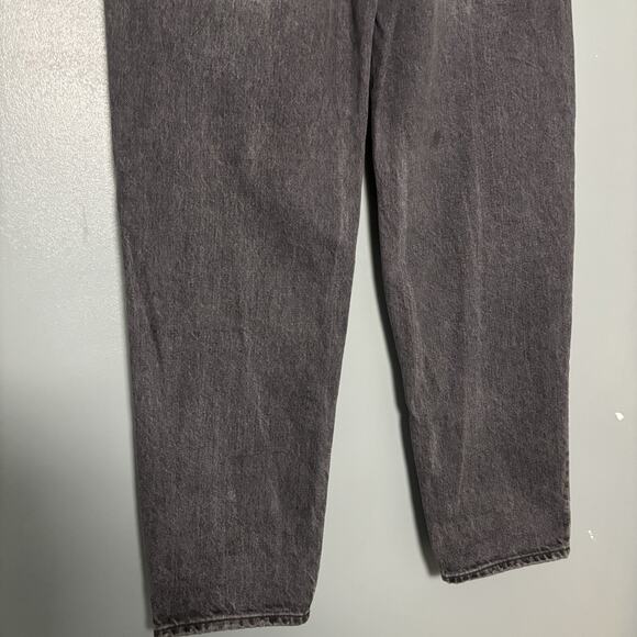 MADEWELL The Slougchy Boyjean Black Denim Jeans Pants Dark 26 - Picture 8 of 12